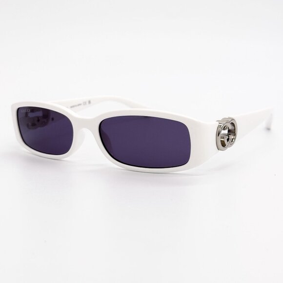 NEW GUCCI SUNGLASSES GG1661S 003 WHITE WOMEN EYEWEAR GUCCI - Picture 4 of 10